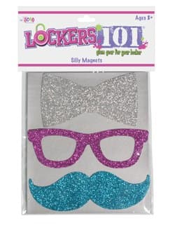 lockers 101 Glitter Silly Magnets