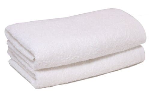 Basic Cotton Bath Towels-white 27"x 54" Pack of 2 White Bath Towels