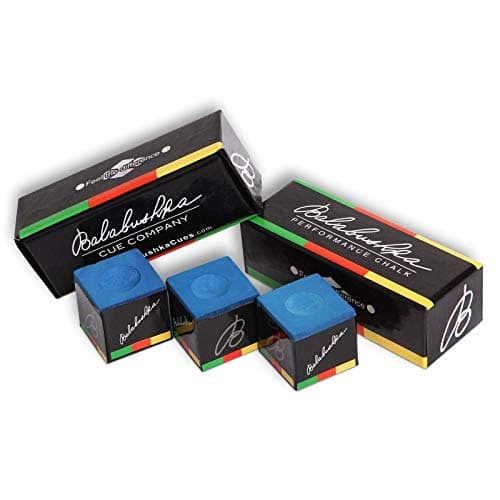 Balabushka Pool cue Billiard Performance Chalk - Blue - 3 pcs