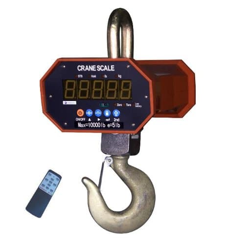 PS-CR-L Crane Scale 6000 lb X 1 lb, Super Heavy Duty with Remote,New