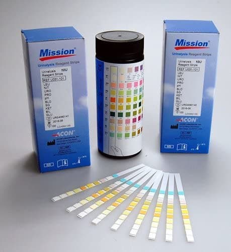 Microsidd Mission Urine Strips 10 Parameters