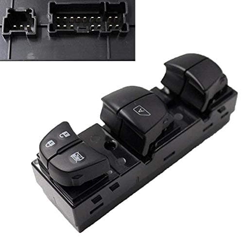 Left Side Window Master Control Switch 19Pin 25401-1KA0B, 25401-3KA0A for Nissan Tiida C12Z C12W 2011-2014 Auto Replacement