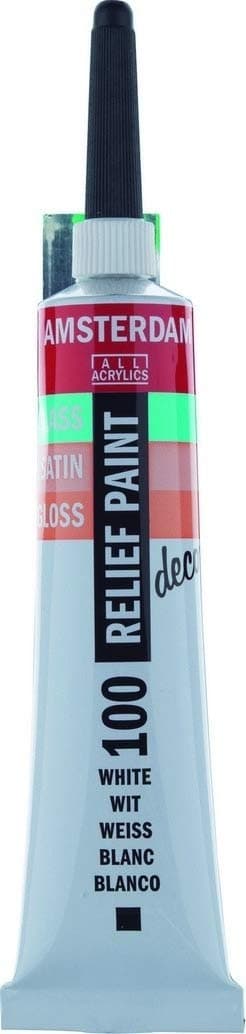 RELIEF (Gutta Outliner) PAINT WHITE - 20ml