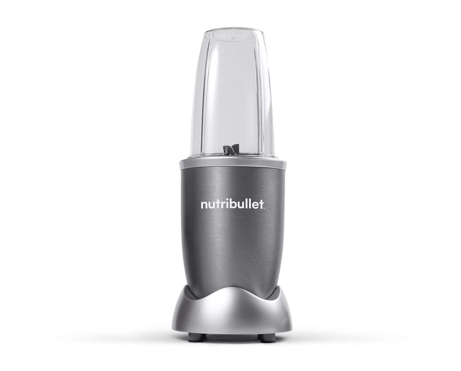 Nutribullet 600 Watts, , Multi-Function High Speed Blender, Mixer System With Nutrient Extractor, Smoothie Maker, Gray,5 Piece Set,NB-BX210H-23