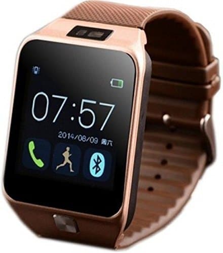 DZ09 Smartwatch Bluetooth Camera Built-in Support SIM Card and Support SD Card 32Gb (Gold)