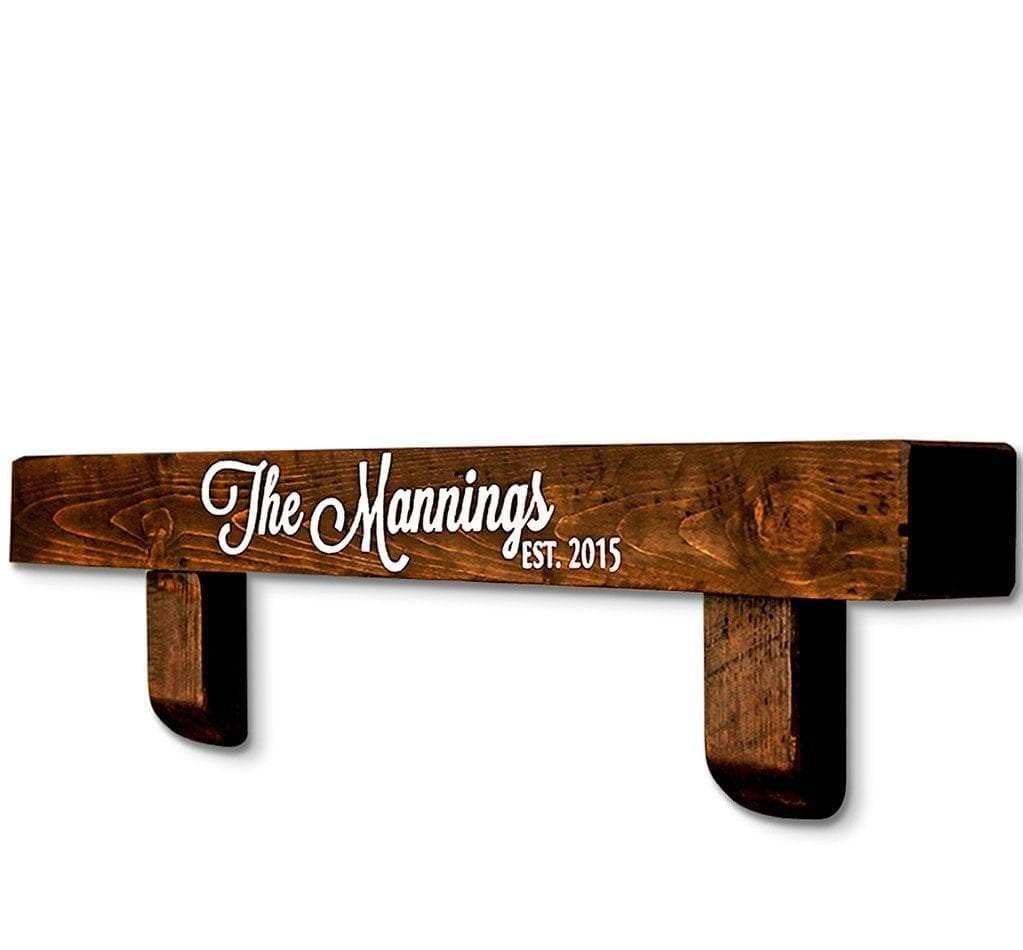 Rustic Fireplace Mantel