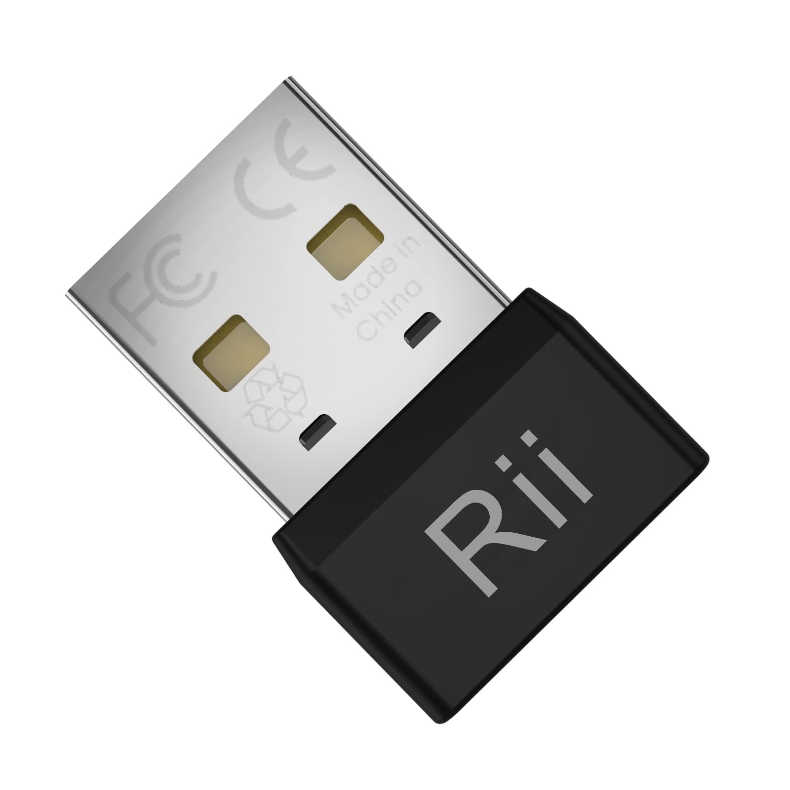 Rii Mouse Jiggler USB Not Detectable - Mouse Jiggler, Nodding Mouse, Mouse Mover, Prevents Screen Saver and Sleep Mode, Plug and Play - Black