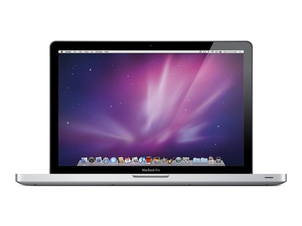 Apple MacBook Pro 15-inch Laptop (Intel Core i7 2.66GHz, 4 GB RAM, 500 GB HDD, NVIDIA GeForce GT 330M with 512 MB, Intel HD Graphics, OS) - SIlver - 2010 - MC373B/A - UK Keyboard