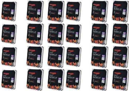 24 X Bar-Be-Quick Instant Barbecue packs- Each pack feeds 4 people-World's best brand leading disposable BBQ