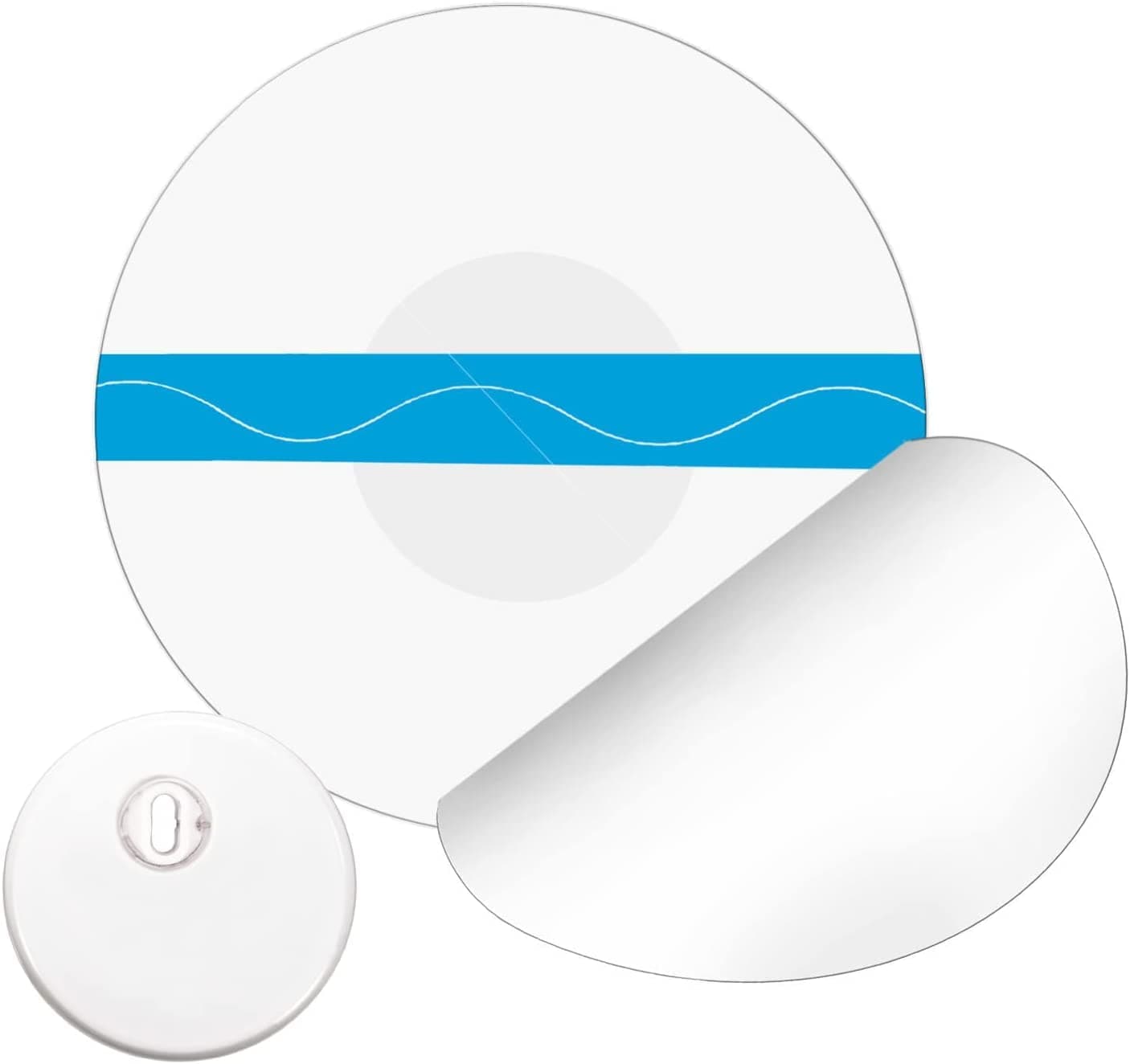 – 20 Pack Freestyle Libre 3 Sensor Covers, LiangMai Freestyle Libre Adhesive Patches, Waterproof, Self-Adhesive & Transparent Without Glue in The Center 14 Days Long Stay CGM Overpatch Protection