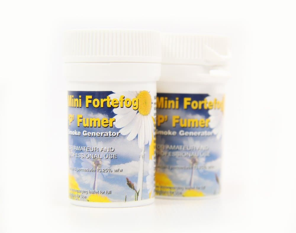 FORTEFOG MINI FUMERS BED BUGS FLEAS KILLER 2 x 3.5g