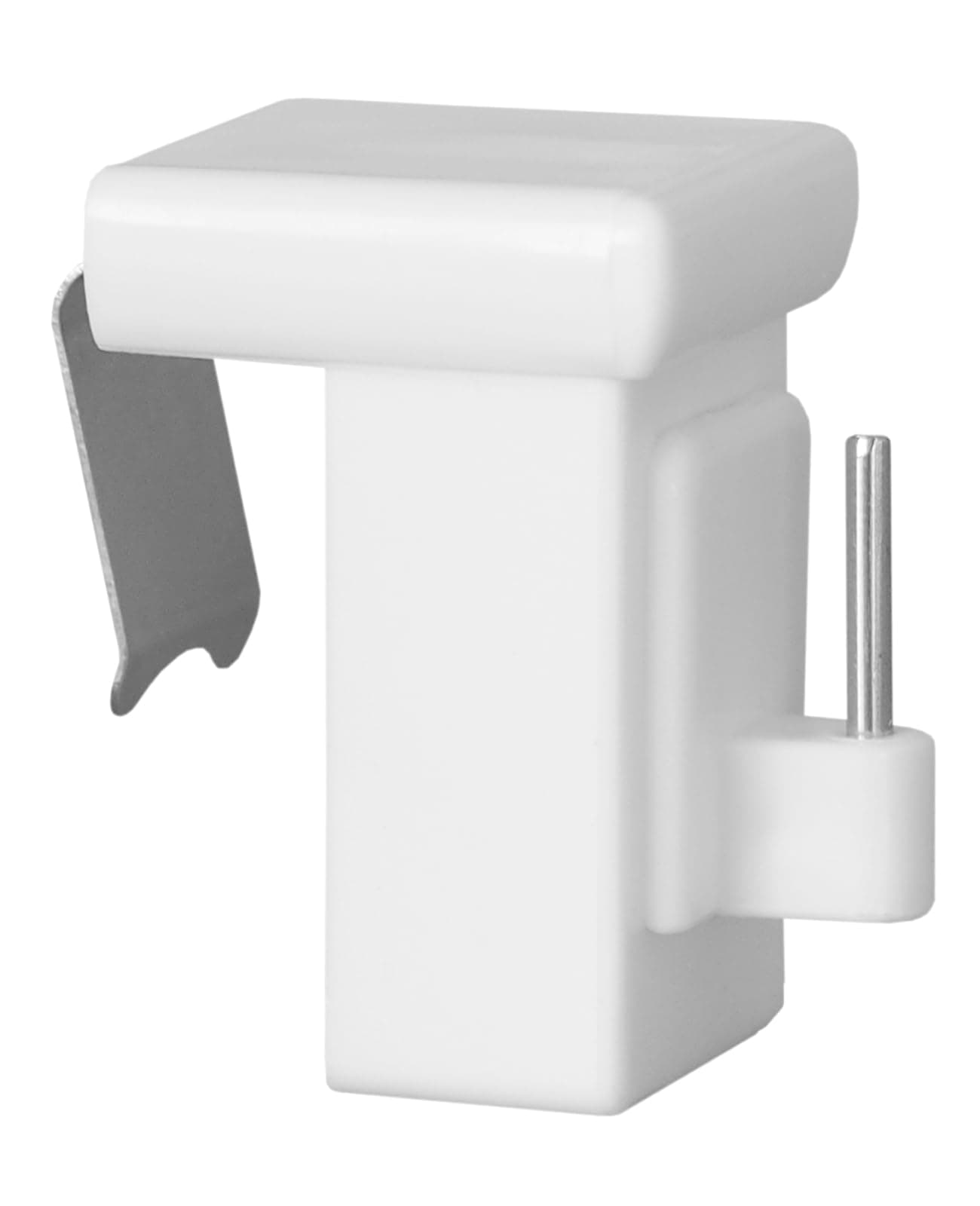 dekondo - 4 x Decorative Window Hooks for Window Decoration White - Window Thickness: 10-27 mm Universal