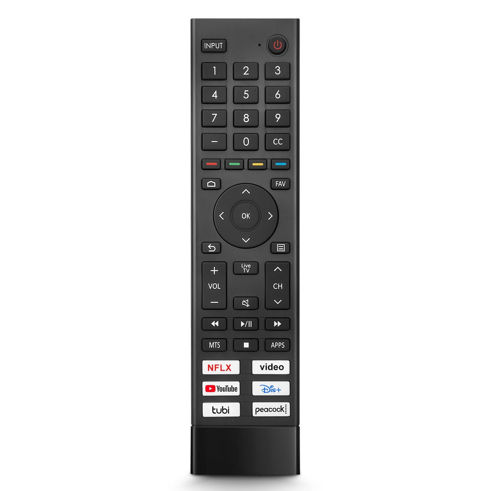 Replacement for Hisense Smart TV Remote Control,Universal for Hisense 4K UHD Android Smart TVs (Not for Google & roku TV)