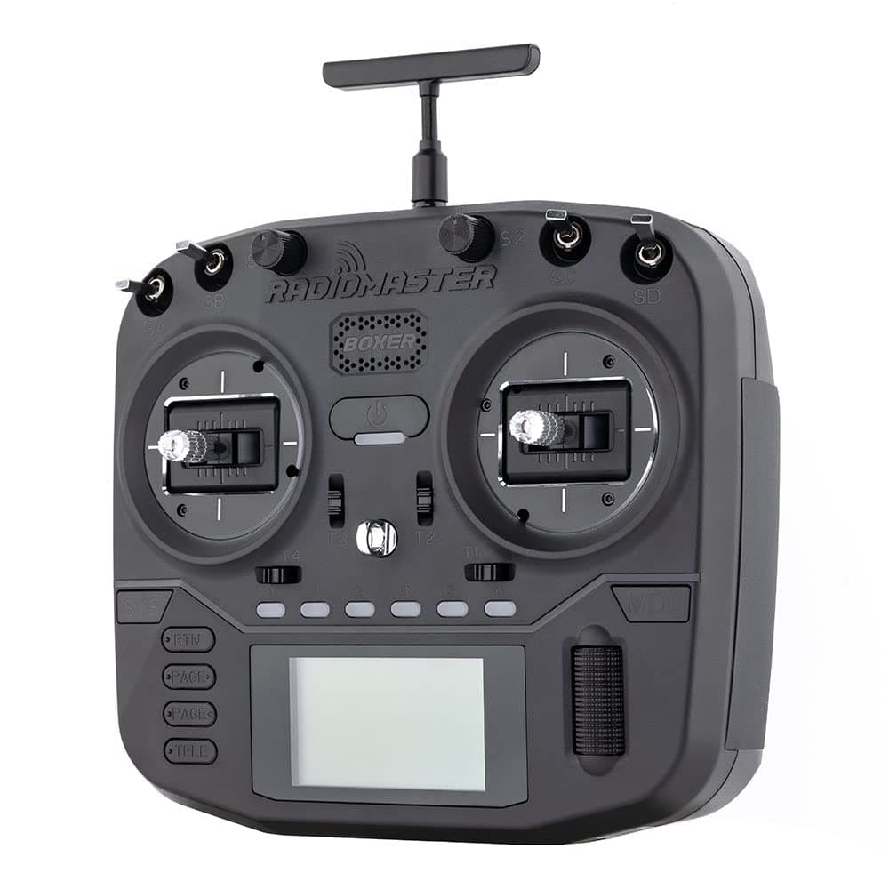 RadioMaster Boxer 2.4G 16ch Hall Gimbals Transmitter Remote Control ELRS 4in1 CC2500 Support EDGETX with Carry Case (Boxer 4in1 M2(Left Throttle))