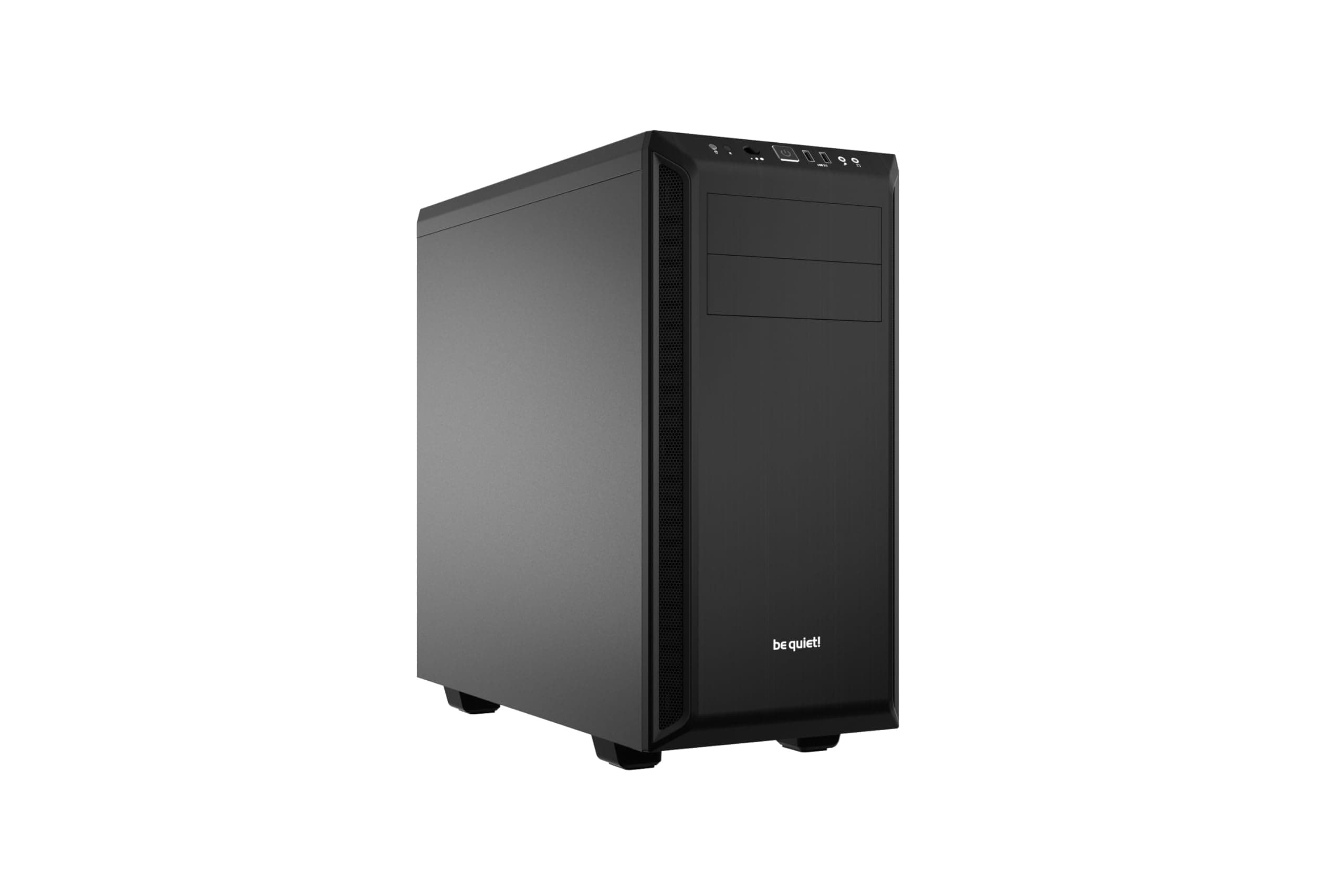 Pure Base 600 Black PC case, 2X Pure Wings 2 fans, radiators up to 360mm, 3-stage fan control