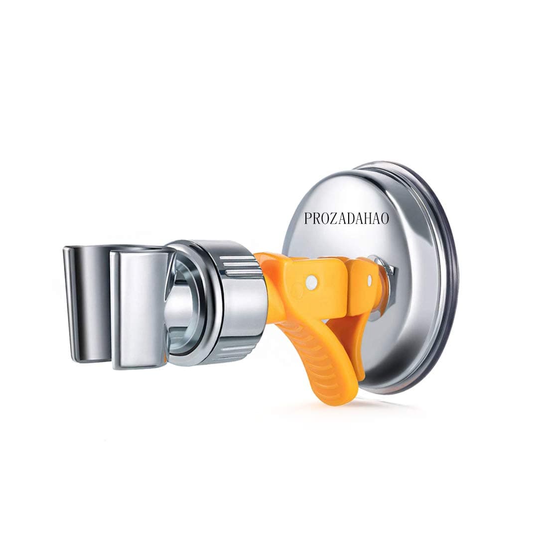 Adjustable Shower Head Holder, Bathroom Suction Cup Handheld Showerhead Bracket (Yellow-1)