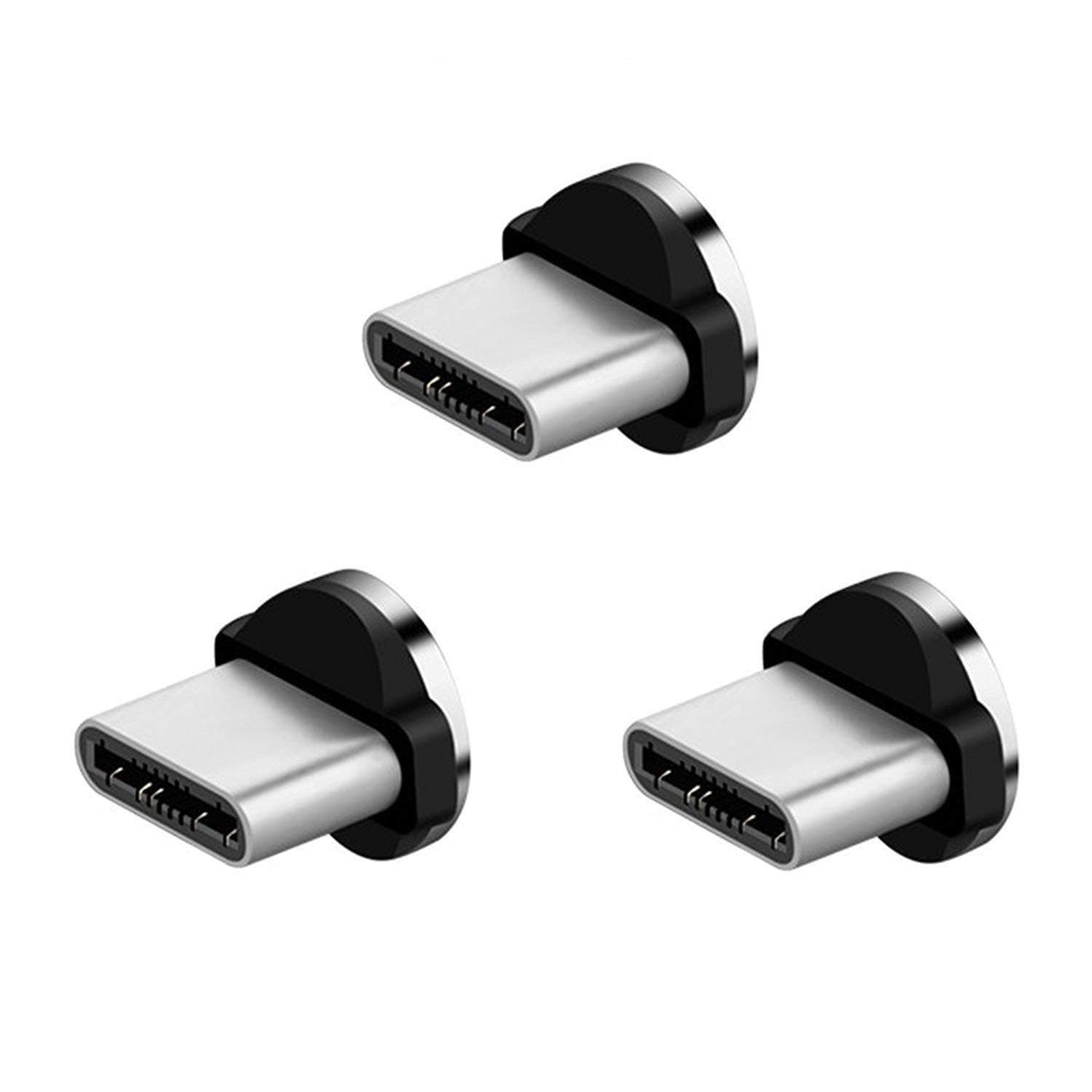 TAiKOOL Magnetic Phone Cable Adapter Connector Tips Head for USB Type C Phone Pad Tablet Devices. (TypeC Port connectors)