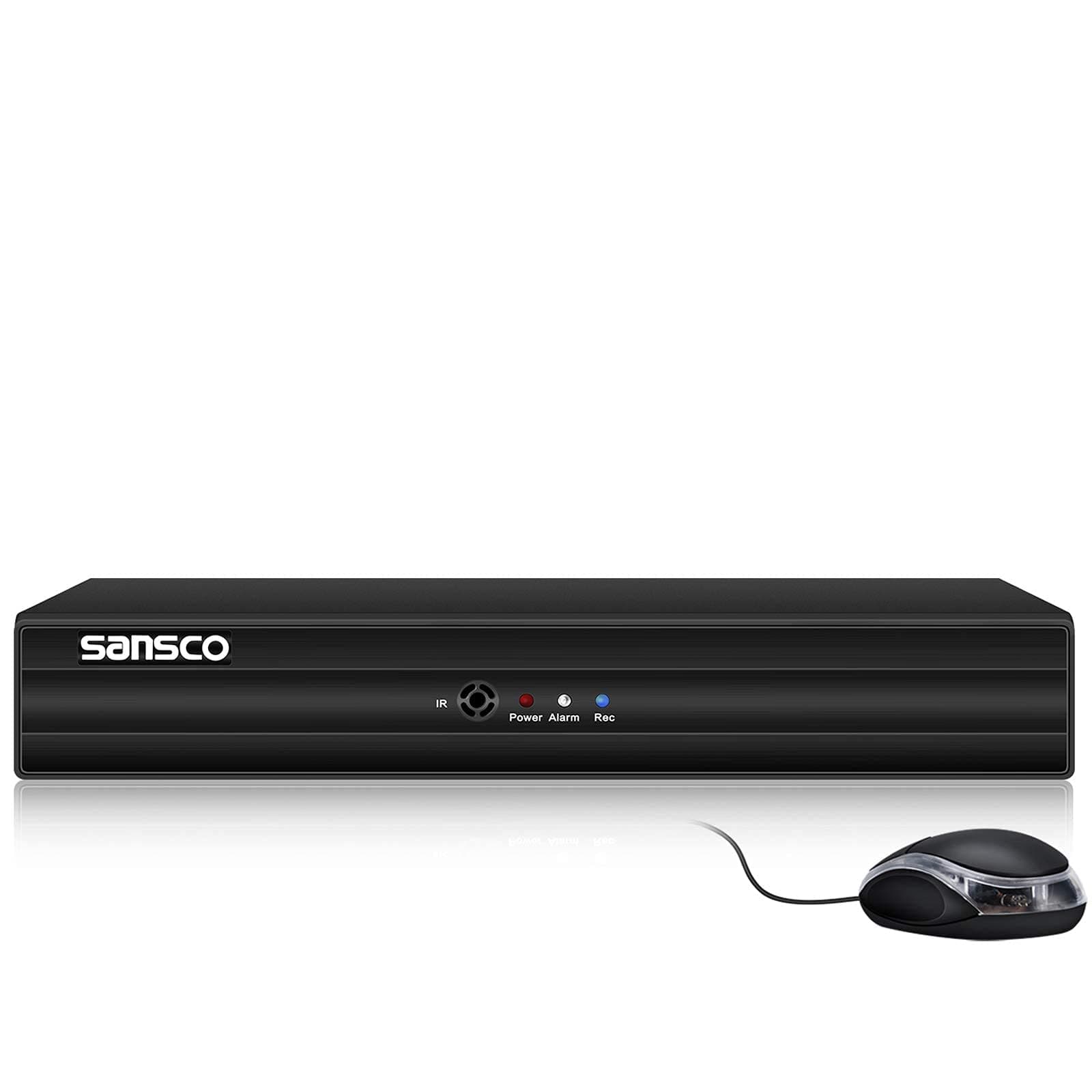 SANSCO 8 Channel 5MP Lite HD DVR for CCTV Camera System, Works with AHD/CVI/TVI/IP/CVBS Security Cameras, Email/App Notifications, No Hard Drive