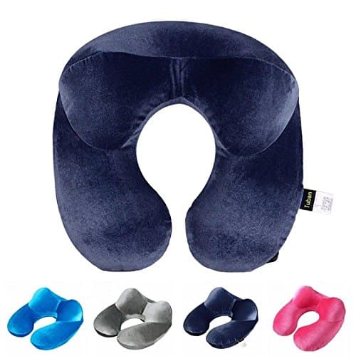 Neck Pillow U-shape Air Blow Upraised Arched Support Keeps Your Straight And Head Upright