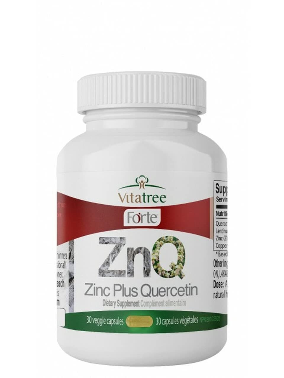 Zinc Plus Quercetin by Vitatree