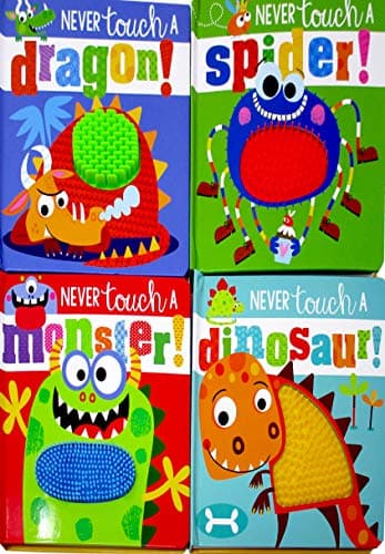Never Touch Series Collection 4 Books Set Board book