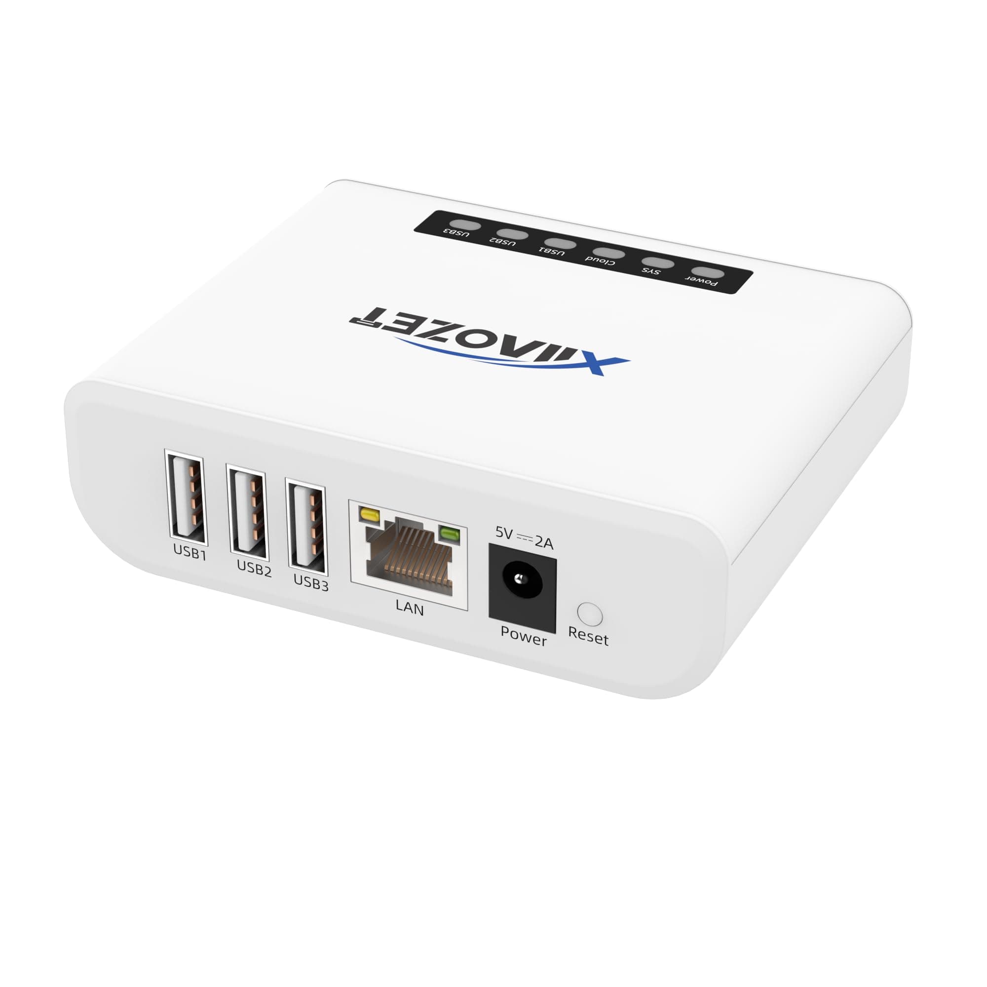 Xiiaozet Wireless USB Server and Print Server: Share USB devices (Printer, Scanner and more) over LAN via Ethernet or WiFi Network: Easy Setup (LK300EW)