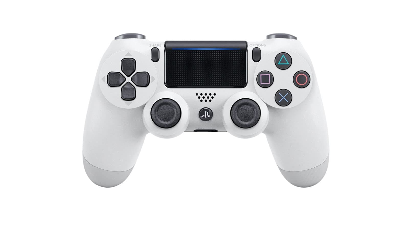 Sony DualShock 4 Wireless Controller for PlayStation 4 - Parent (Renewed) (Glacier White)