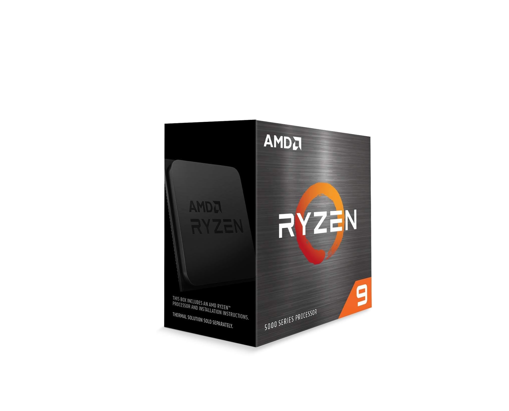 AMD Ryzen 9 5900X, 12 core Desktop Processor, 24 Threads, 3.7 GHz Up to 4.8 GHz, Package AM4, Zen 3 Core Architecture, StoreMI Technology, Medium