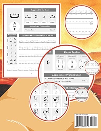 Master the Arabic Alphabet, A Handwriting Practice Workbook: Perfect Your Calligraphy Skills and Dominate the Modern Standard Arabic Script