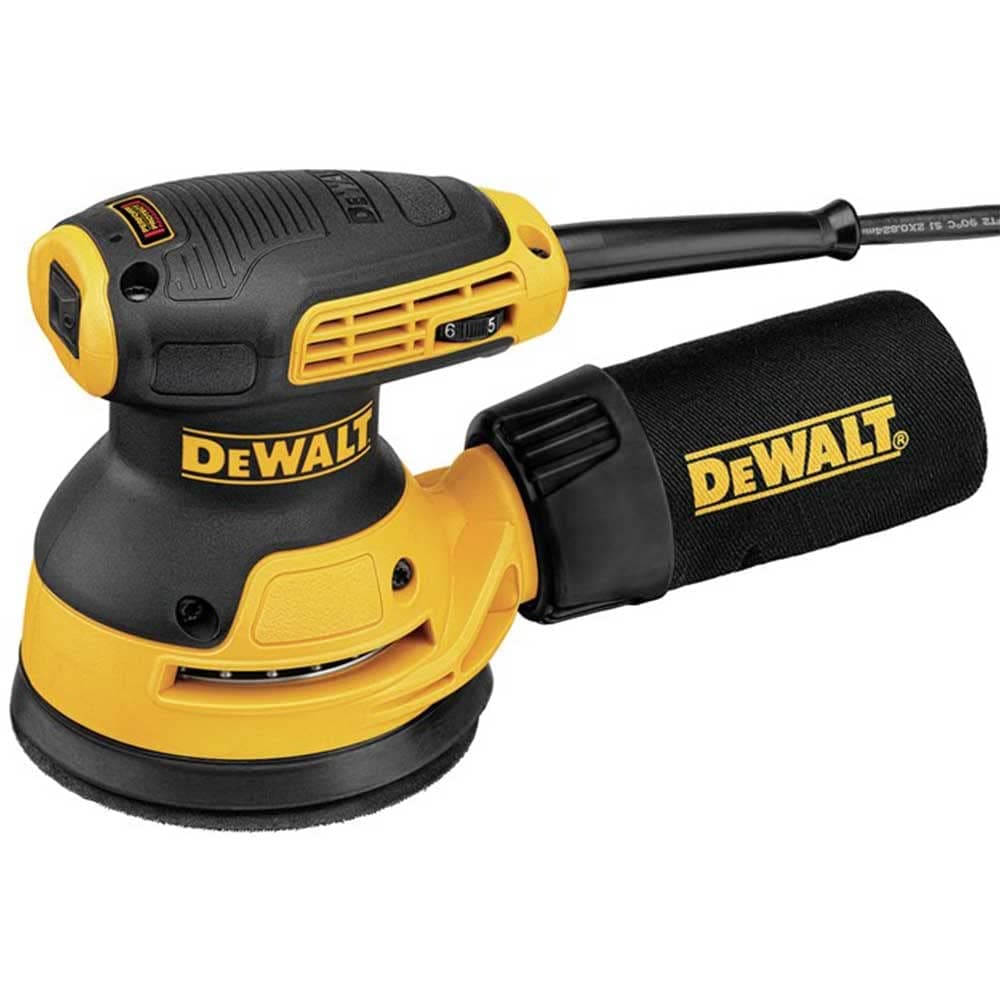 DEWALT Random Orbit Sander, Variable Speed, 5-Inch (DWE6423), Power Source Corded Electric