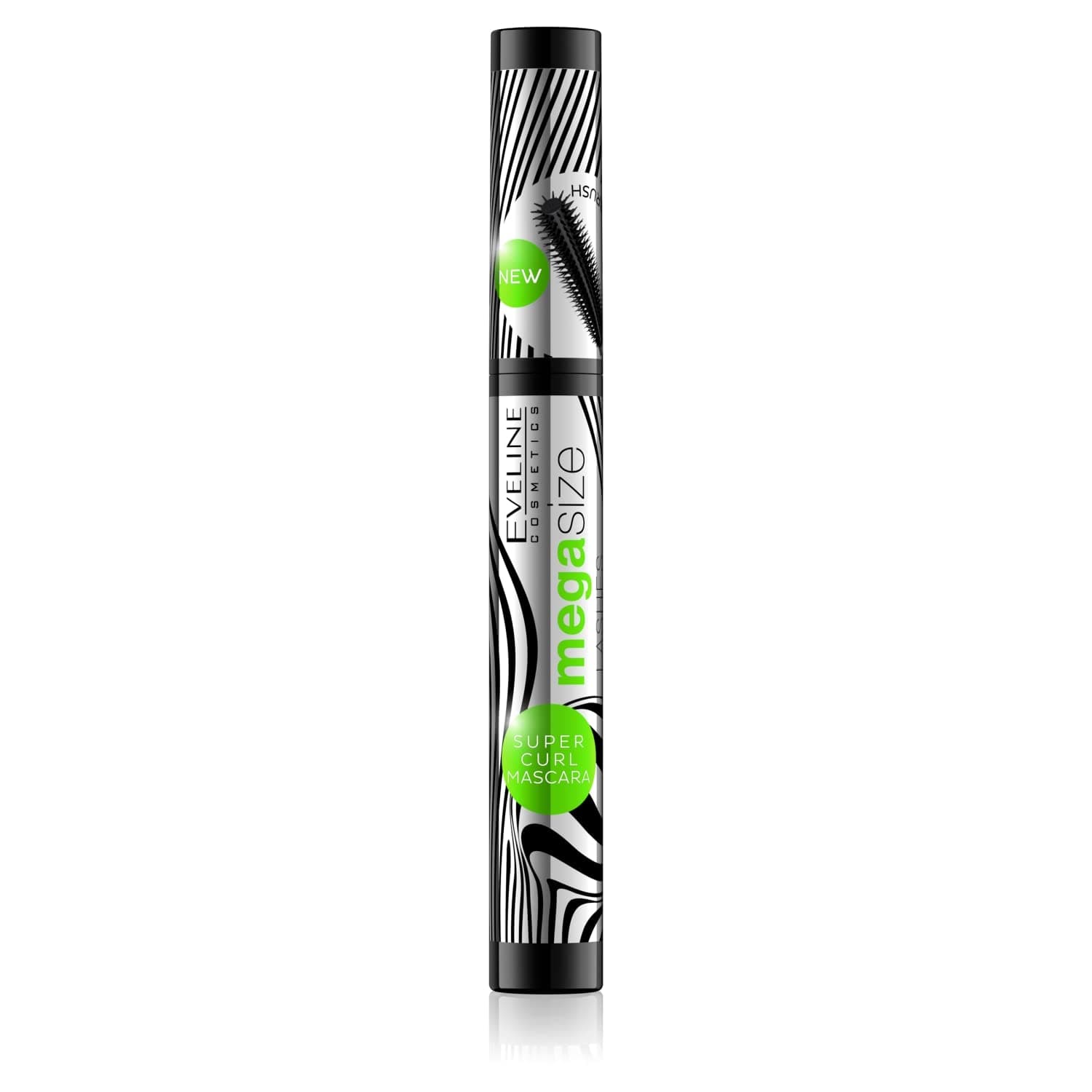 EVENLINE COSMETICS Eveline make up mascara mega size lashes curl, black, 10 ml