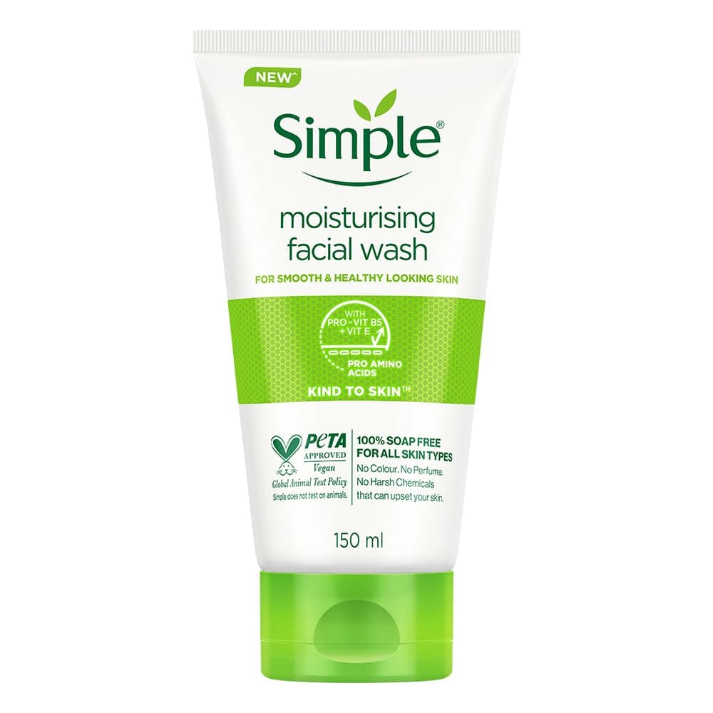 Simple Moist Foam Face Wash, 150 ml, single unit