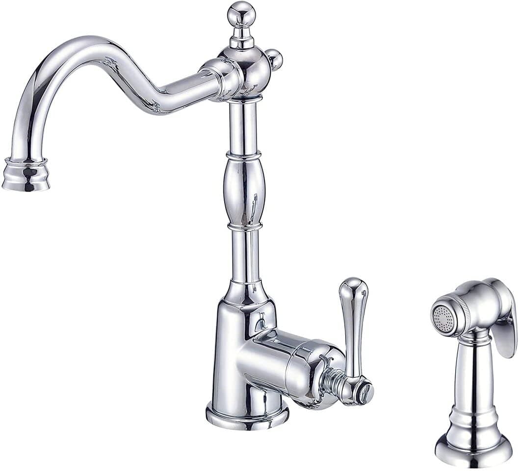 D401157 Kitchen Faucet, Chrome