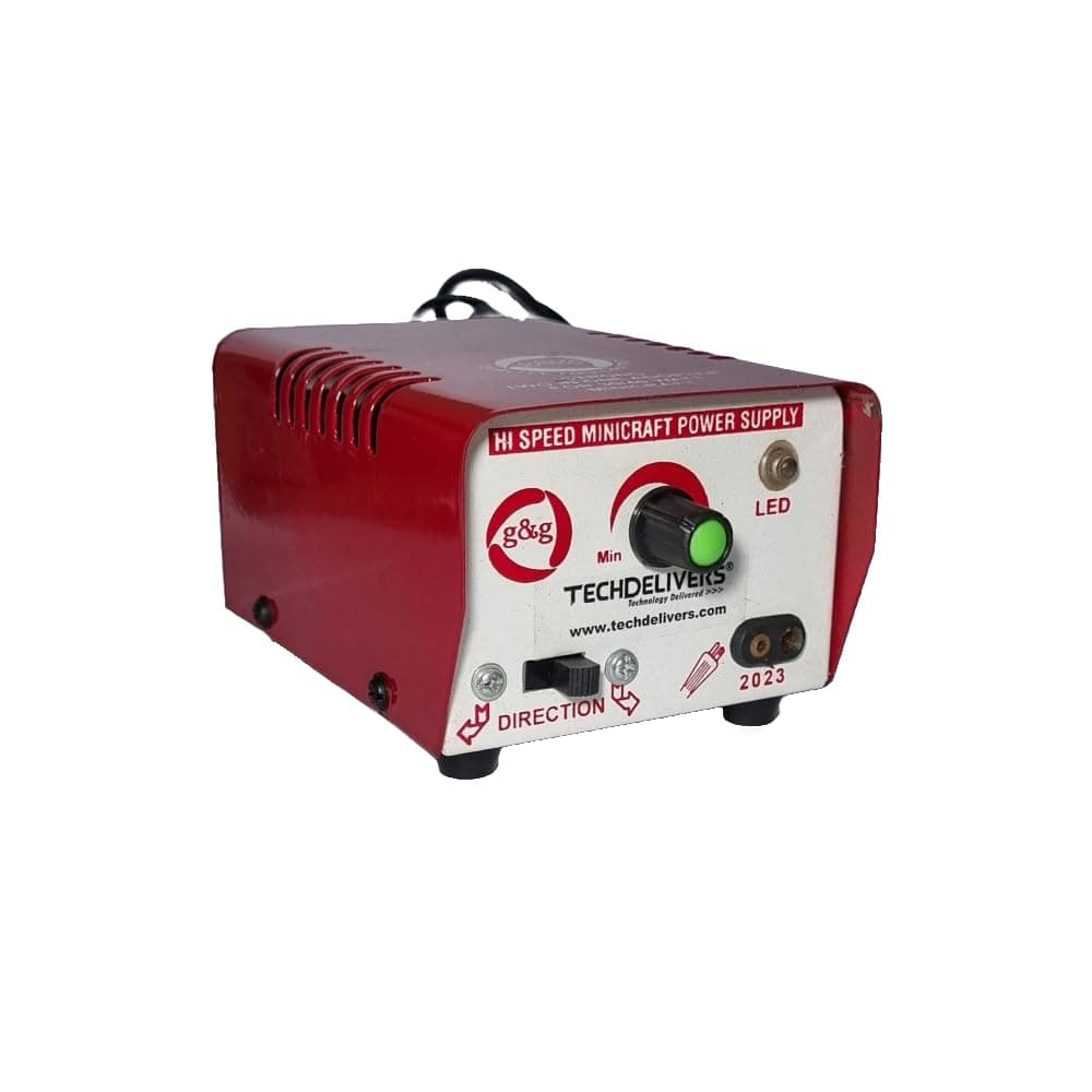 TECHDELIVERS® Power Supply for Mini Micro Drill Machines Rotary Tools MB120 MB130 MB140 MB150