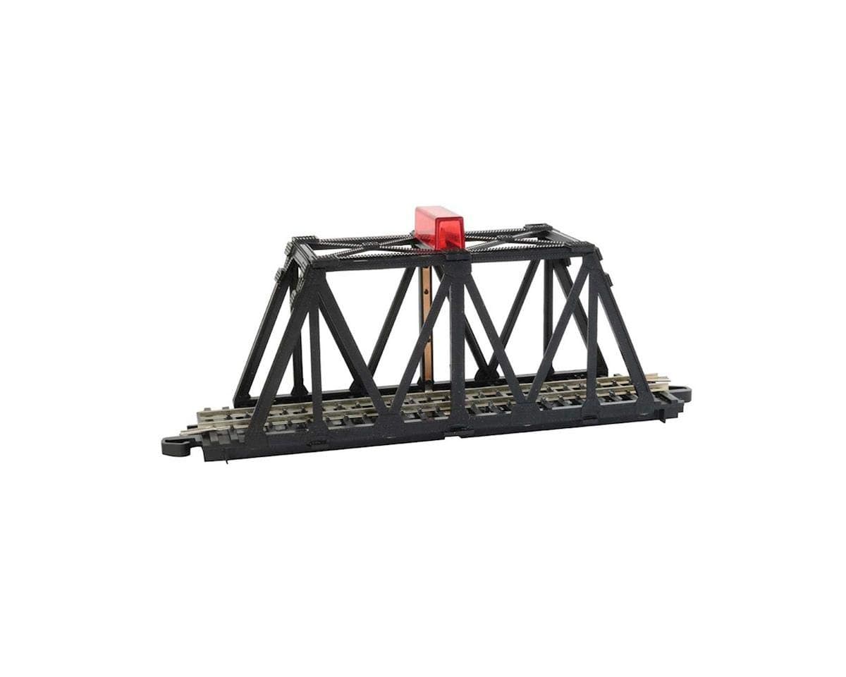 Trains - E-Z Track Blinking Bridge - N Scale (44873), Black Small