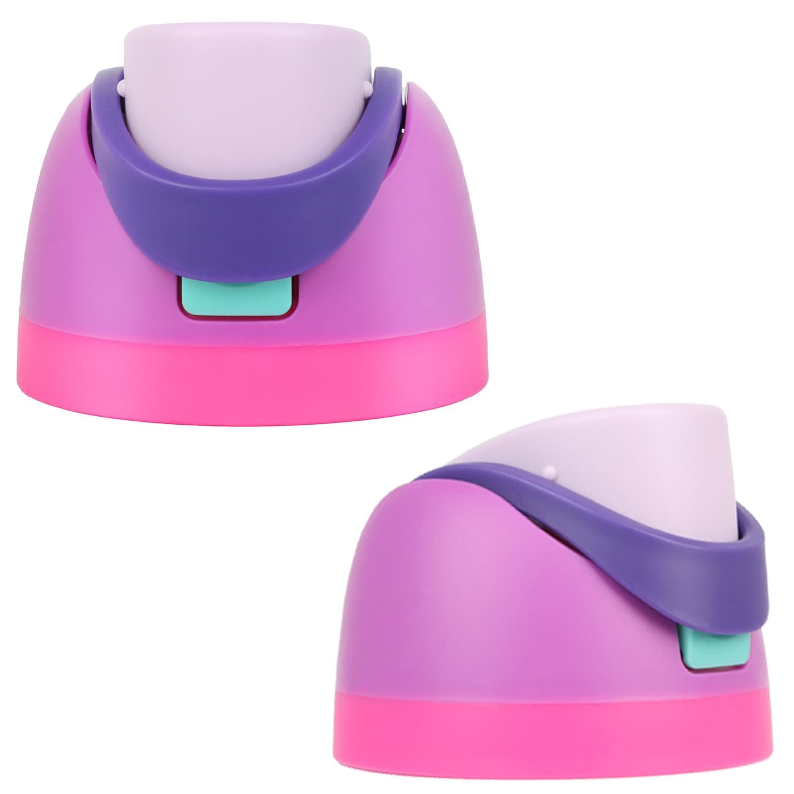 Replacement Lid for Owala Freesip, 2 PCS One Button Water Bottle Top Cap Compatible with OwalaFreesip 16oz 24oz 32oz 40oz, BPA-Free, No Water Leakage Replacement Accessories for Owala,Purple
