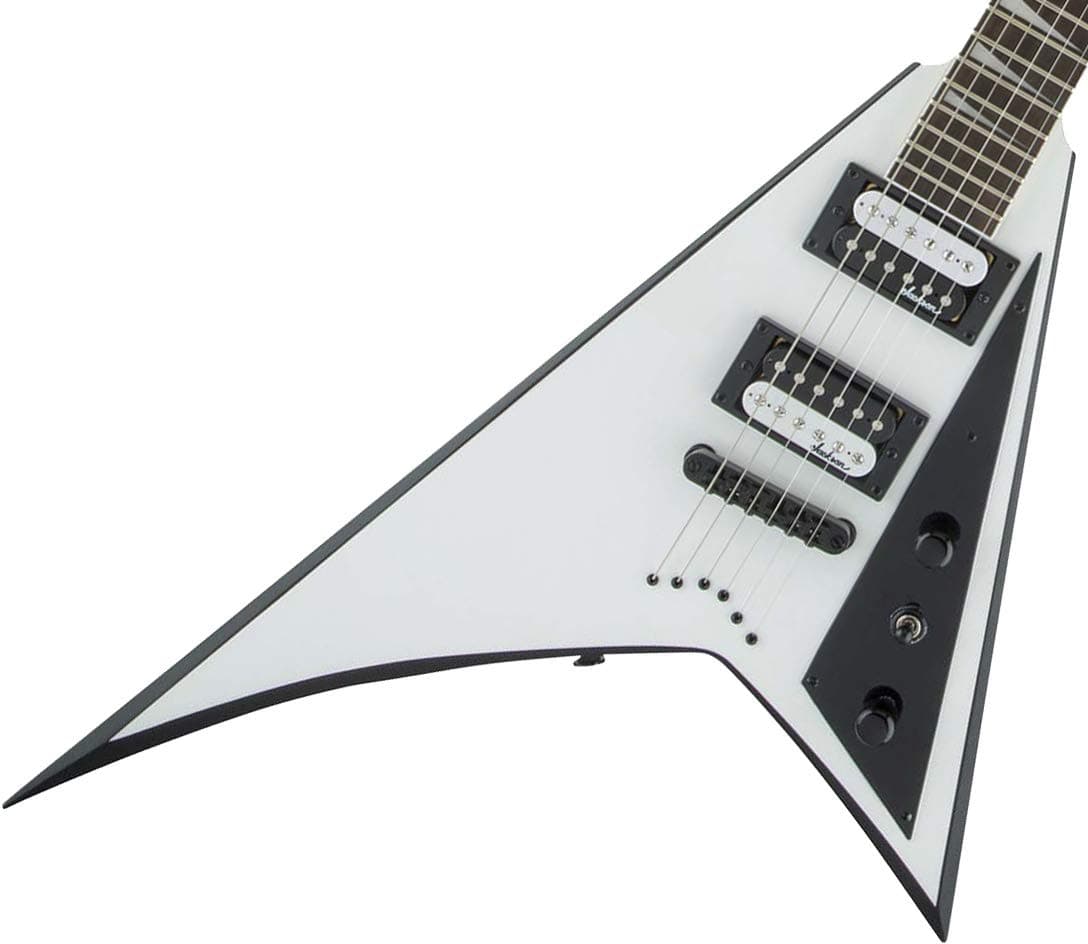 Jackson JS32T Rhoads White w/Black Bevels - Electric Guitar