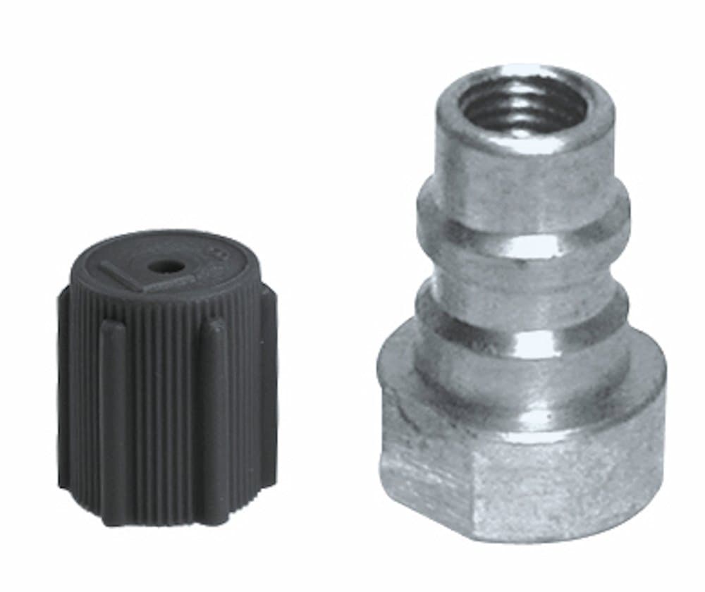 InterDynamics Certified AC Pro Car Air Conditioner Adapter Valve, Converts R12 to R134A Refrigerant, for 7/16 Inch Low Side Port, VA-1L