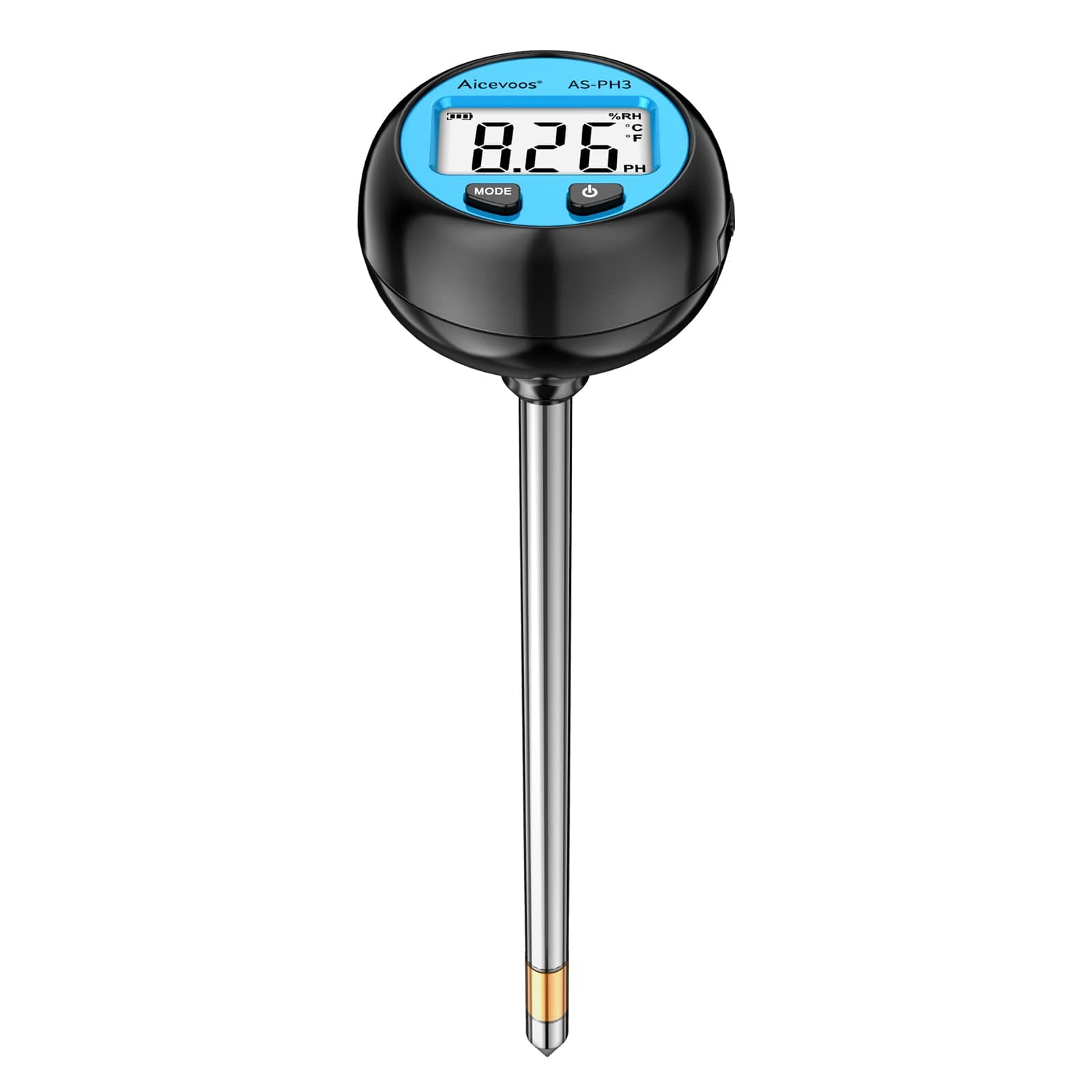 Soil PH Tester 3-in-1 Soil Moisture/Temperature/PH Tester Soil Moisture Meter, Plant Moisture Meter, Plant Watering Indicator for Gardening, Farming, Indoor and Outdoor Plants PH3