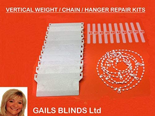 3.5" (89mm) Vertical Blind Repair Kit Large (Pack of 40)