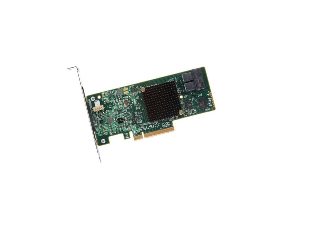 LSI00407 MegaRAID SAS Controller (12Gbps SAS, 8X PCI-e 3.0, RAID 0/1/5/10/50/JBOD) Green
