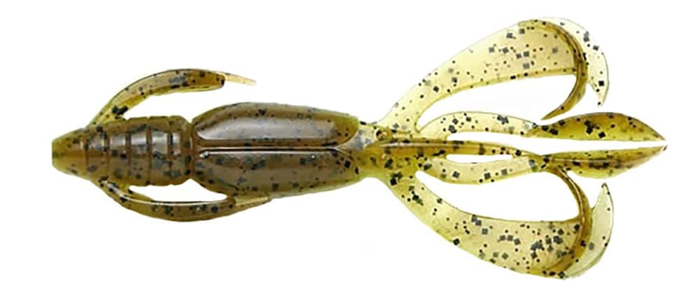 Keitech CF36401 Crazy Flapper Green Pumpkin Pp Chartreuse, 3.6"