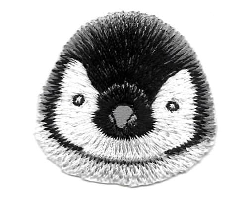 Penguin - Penguin Face - Bird - Fully Embroidered Iron on Applique Patch Ready Cool Patch