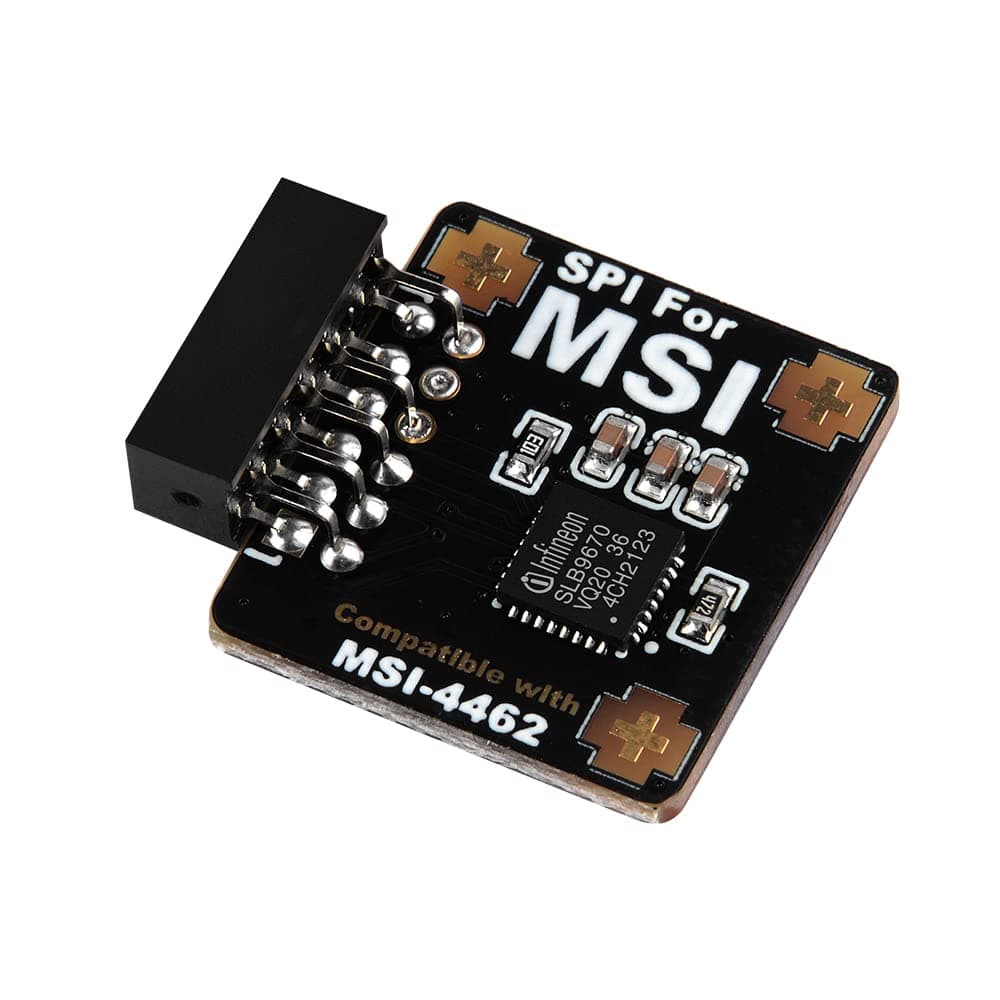 TPM2.0 Module TPM SPI 12Pin Module with infineon SLB 9670 for MSI Motherboard Compatible with TPM2.0(MS-4462)