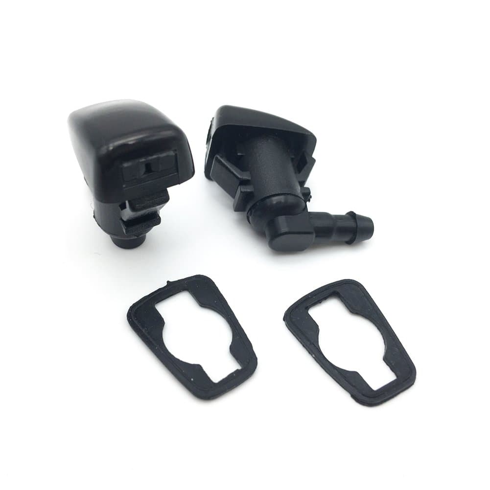WayJun 55079049AA, 55372143AB, 47183 2 Pack Windshield Washer Nozzle Sprayers Kits Compatible with 2005-2016 Grand Cherokee, 2005-2010 G6, 2005-2013 Malibu Chrysler