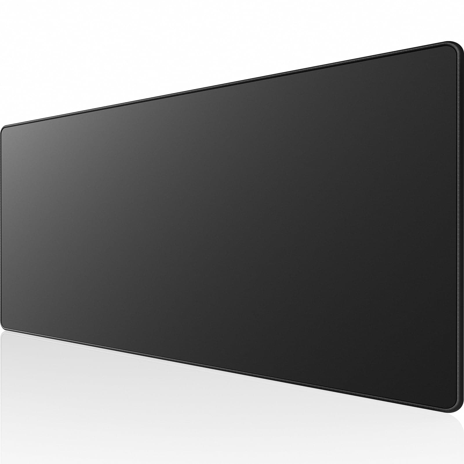 Extended Gaming Mouse Pad, Ktrio Mousepad Computer Mouse Mat Desktop Mouse Pad Keyboard Pad Non-slip Rubber Base Water Resistant Stitched Edge for Gaming Office Work 31.5 x 11.8 x 0.11 inches Black