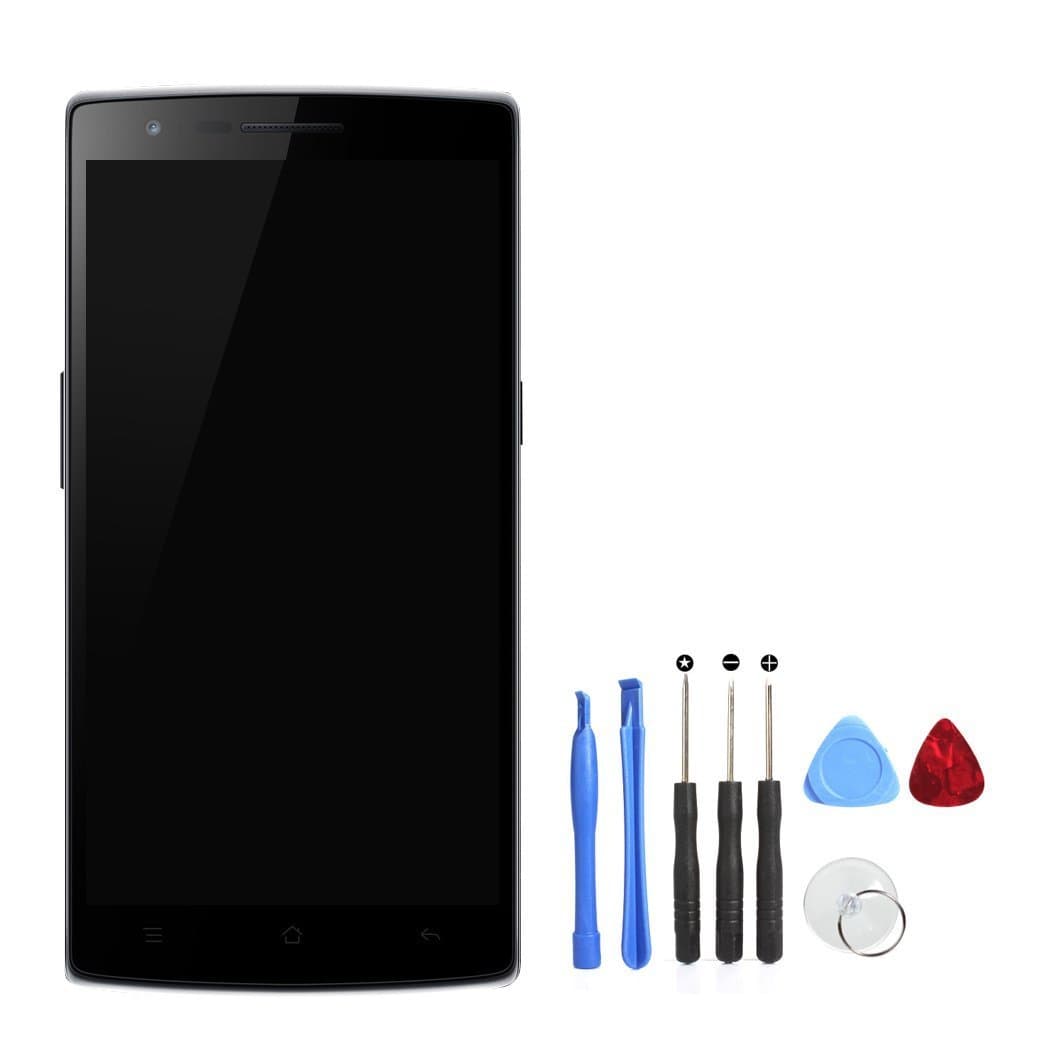 Middle Frame for Oneplus One LCD Display Touch Screen Assembly with Screen Digitizer Replacement Parts + Install Tools