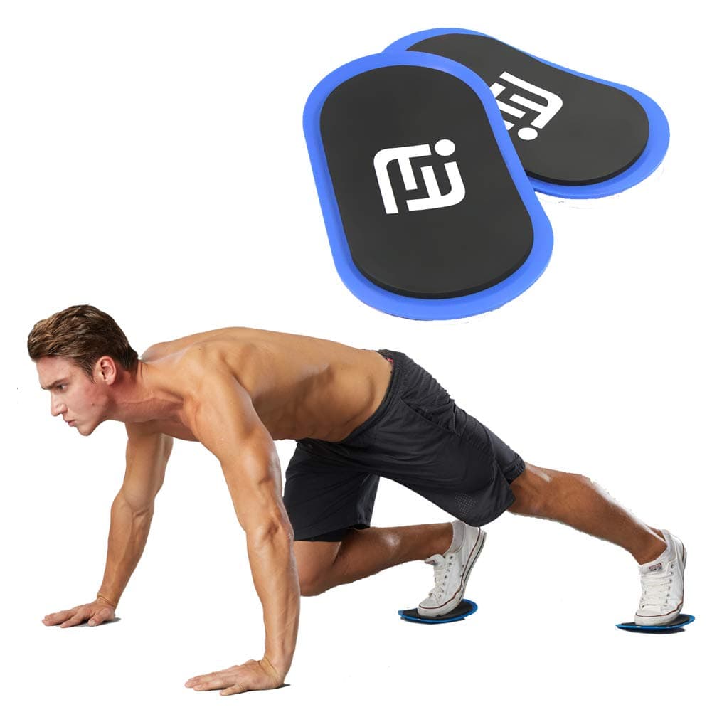 Metaball Blue Gliding Discs Core Sliders Smooth Use On Carpet Floor Exercise Sliders Equipment