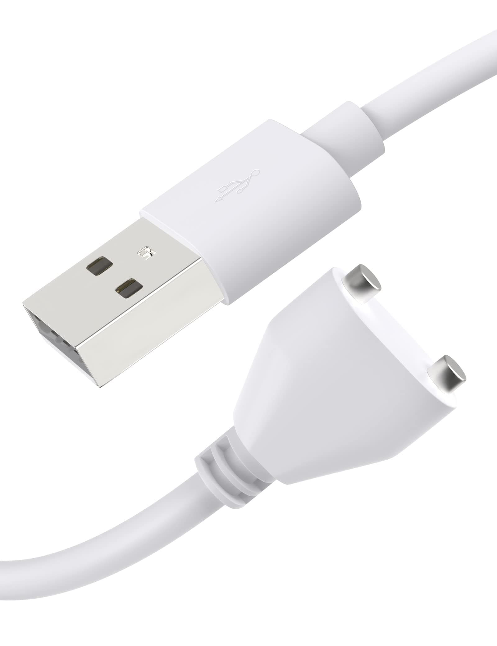 Bicmice 2.6Ft Magnetic USB DC Charger Cable Replacement Charging Cord - (10mm/0.39in)