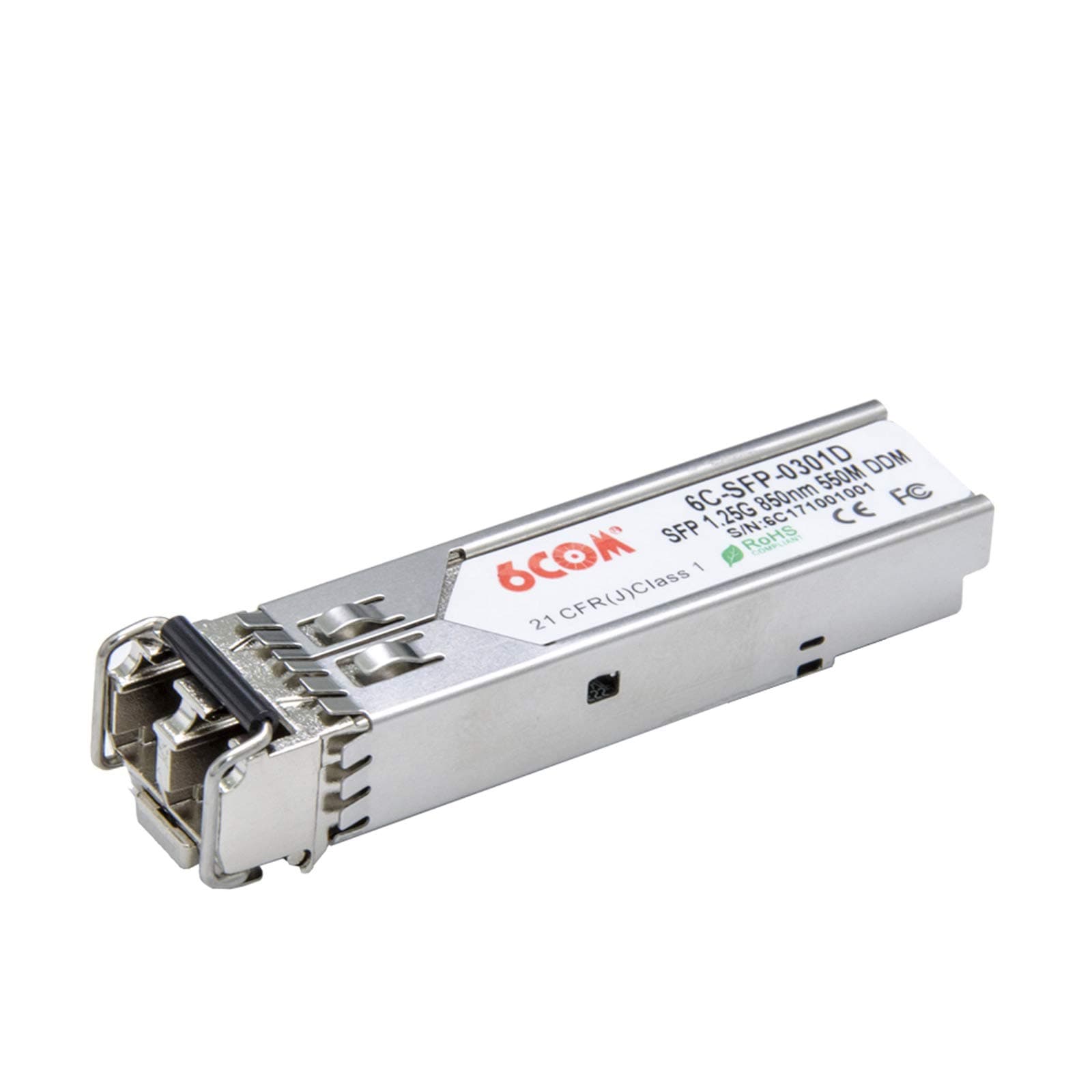 Sponsored Ad – 1.25G SFP LC Multi-Mode Transceiver Module, 1000BASE-SX Gigabit SFP Ethernet Transceiver Compatible with Netgear AGM731F (DDM, 850nm, 550m)